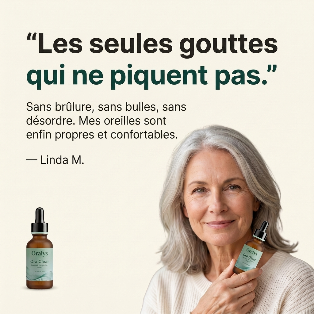 sérum nettoyant et apaisant pour les oreilles Oralys