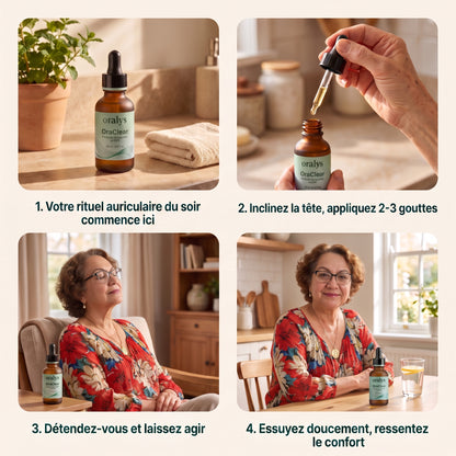 sérum nettoyant et apaisant pour les oreilles Oralys
