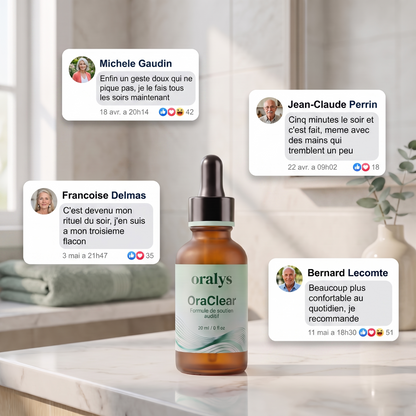 sérum nettoyant et apaisant pour les oreilles Oralys